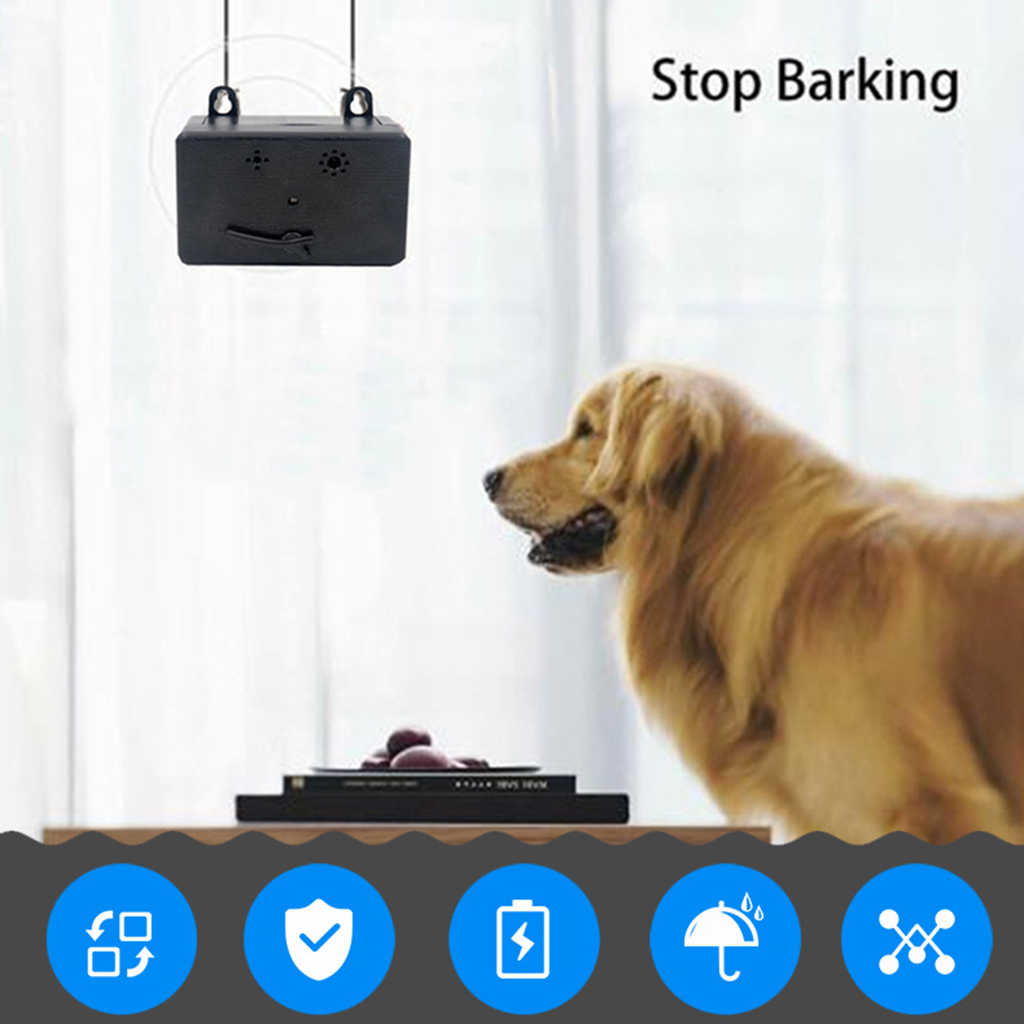 USB Rechargeable Mini Anti Barking Device Indoor Sonic Dog Pet Auto Trainer Bark Control Tool