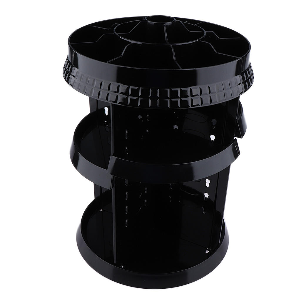 Plastic Makeup Organizer 360 Rotating Multi-Function Cosmetic Storage Rack Make Up Cosmetic Holder Organizers