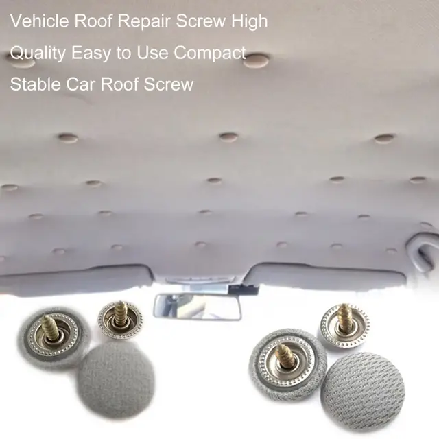 Acheter Boucle de toit de voiture SEAMETAL 40 pièces/ensemble bouchon à vis  de fixation universel tissu de plafond intérieur de voiture boucles de  réparation de toit de voiture