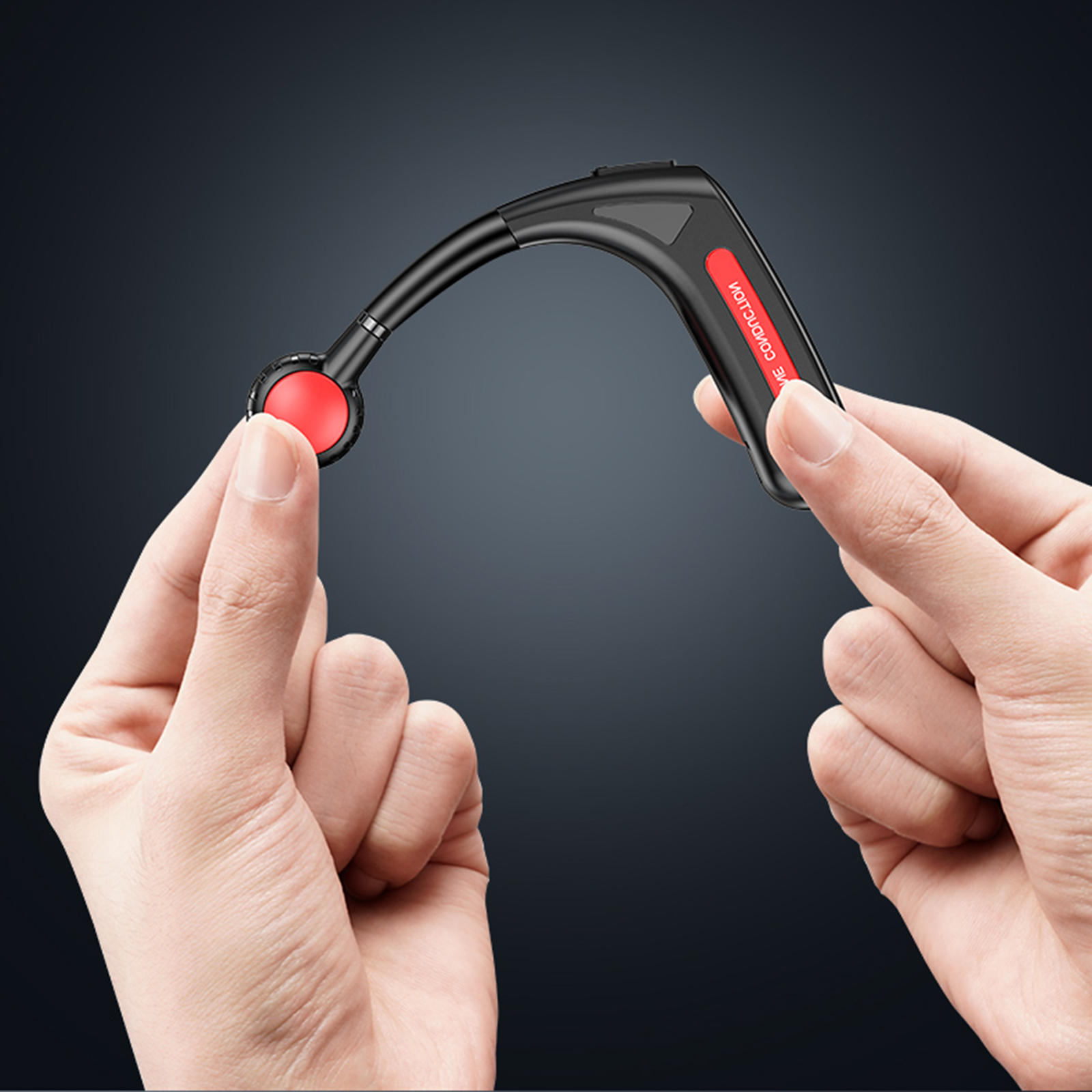 Bone Conduction Headphones 170mAh Ear Hook Style Headset Earphone NFC Function Earbuds Waterproof for Driving Swimming Fitness