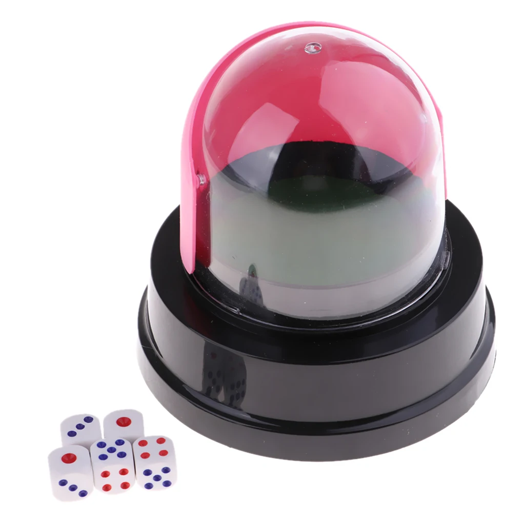 Mini Lucky Numbers Picking Machine Lottery Bingo Games Shake Lucky Dices Cup Machine Lucky Number Dice Machine