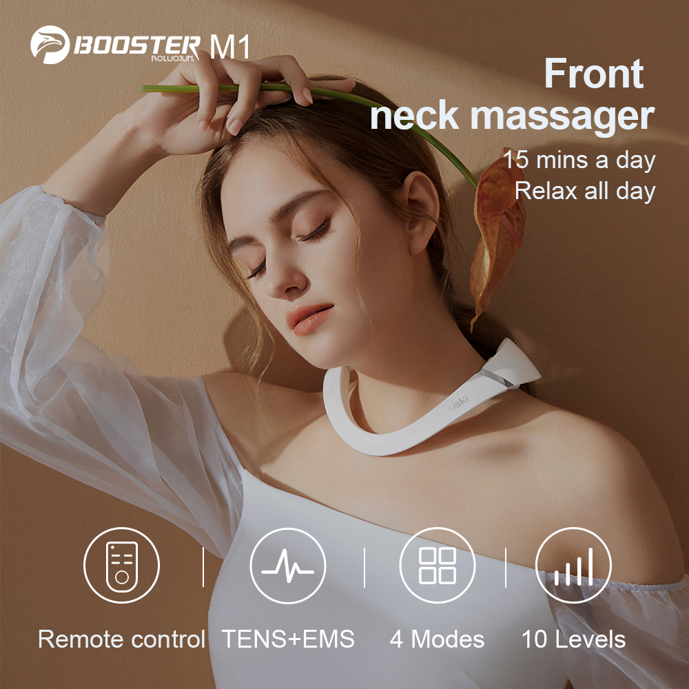 Best of Booster Electric Pulse Neck Massager For Pain Relief Health Care, Cordless Deep Tissue Tens Neck Muscle Massage Apparatus Reviews & Tips - Image 2