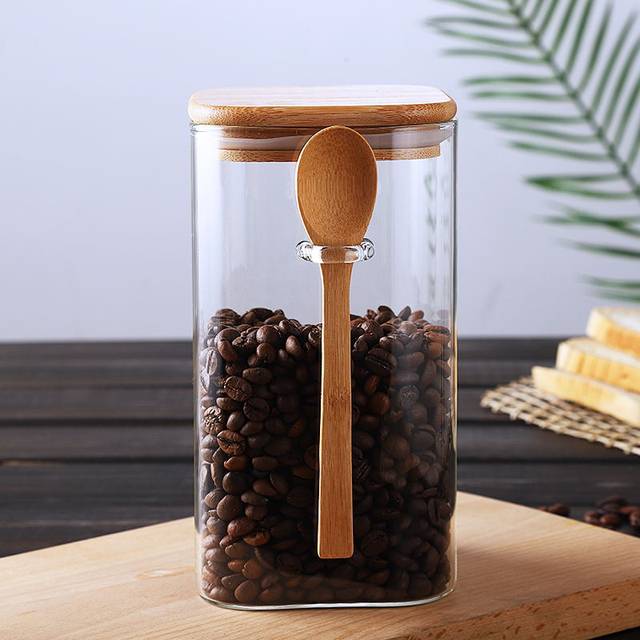 glass jar with wooden cork and spoon wholesale, glass jar with wooden cork  and spoon wholesale Suppliers and Manufacturers at