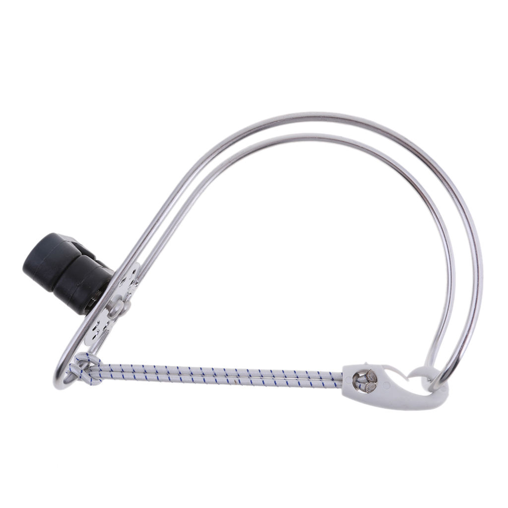 Stainless Steel Boat  Bracket Adjustable Life Buoy Swimming Ring Holder With Plastic Mount For Rowing Boat Accessories