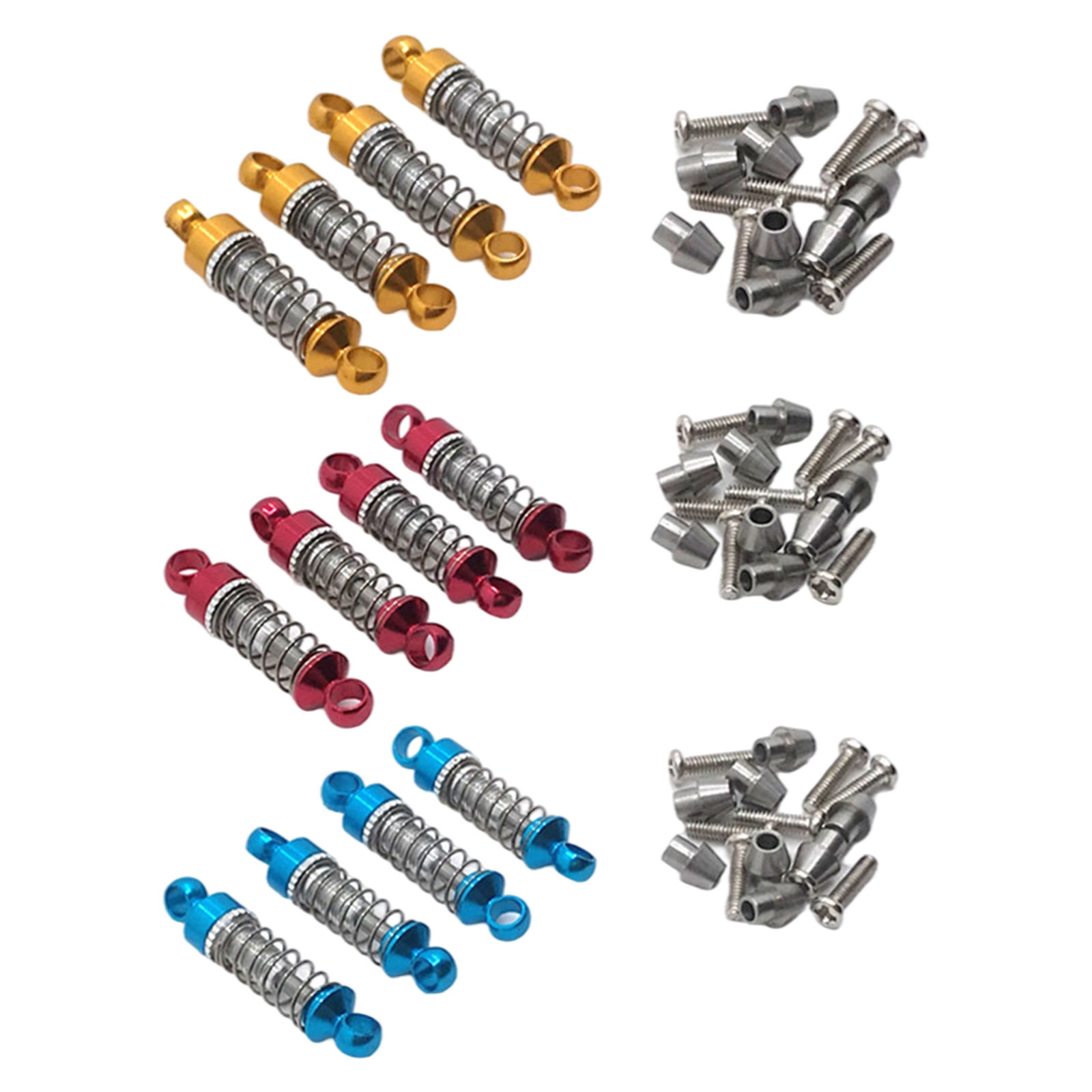 RC Car 4Pack Shock Absorber Repalcement Accessory for Wltoys 284131 K979 K989 K999 1/28 RC Car Crawler Upgrade Parts