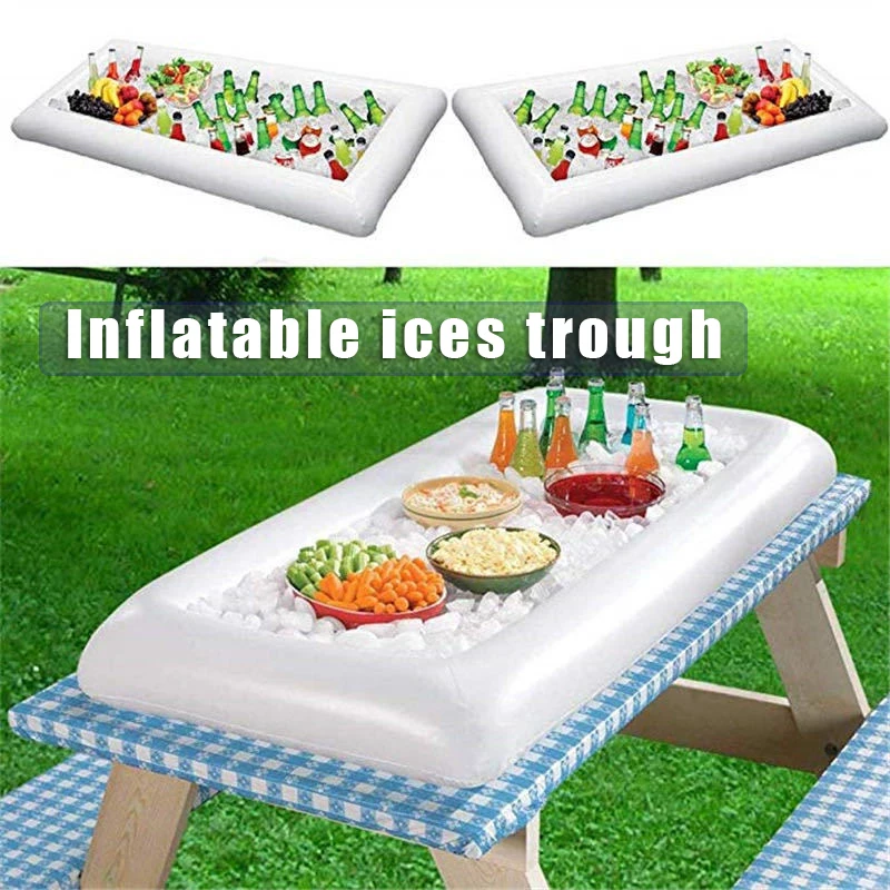 Inflatable Ice Serving Bar Pool Party Buffet Drink Cooler Ice Tray Food  Drink Containers for Summer Parties XR Hot|Air Mattresses| - AliExpress