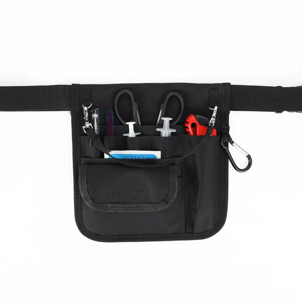 Nurse Pocket Organizer Belt Bag Nurse Organizer Waist Bag Pouch for Scissors Care Kit Accessories Tools Case Bag Multi Pockets