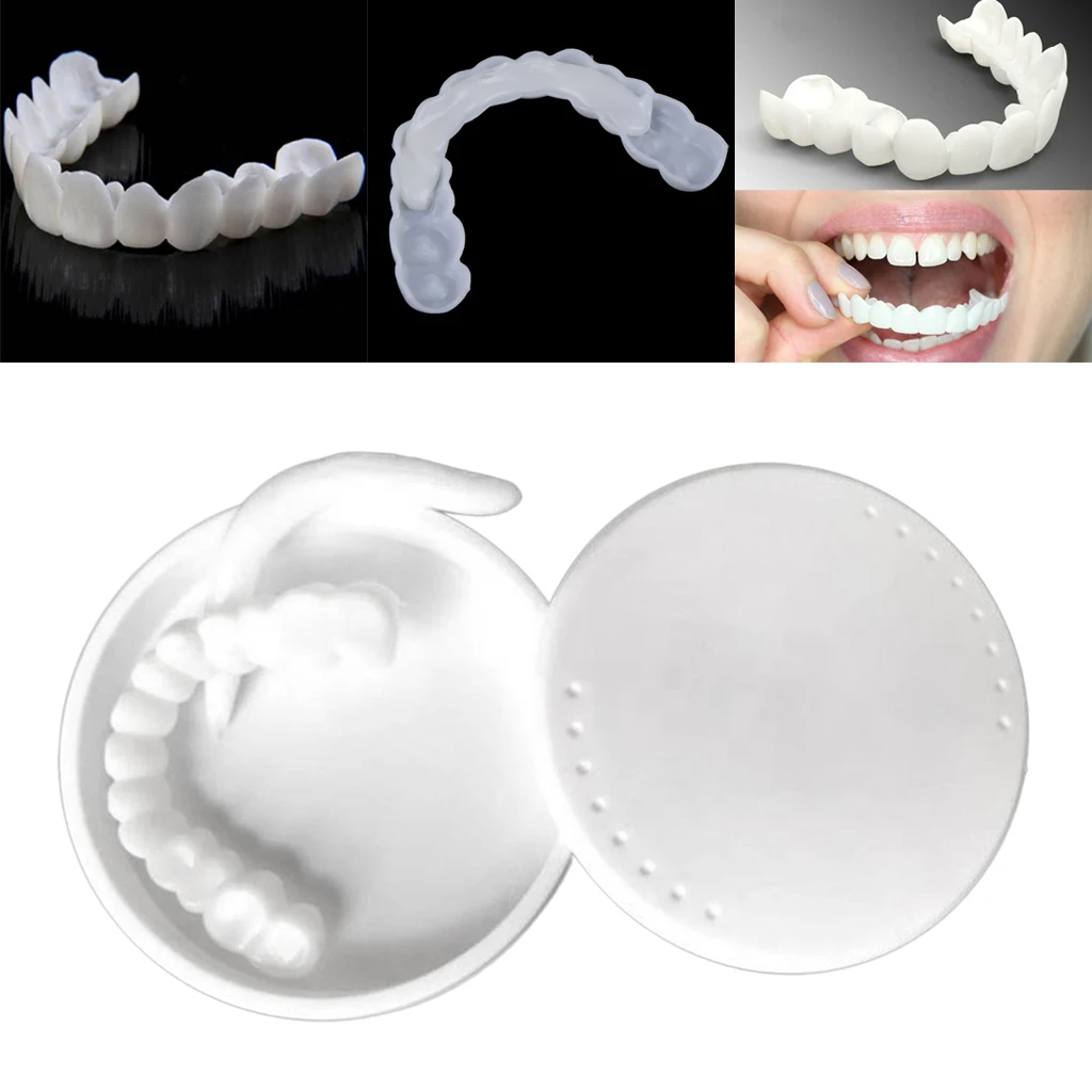 Silicone Smiling   False Teeth  Veneers Dentures Tooth Cover