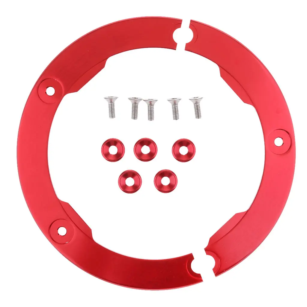 Red Motorbike CNC Aluminum Transmission Belt Pulley Cover for Yamaha TMAX530