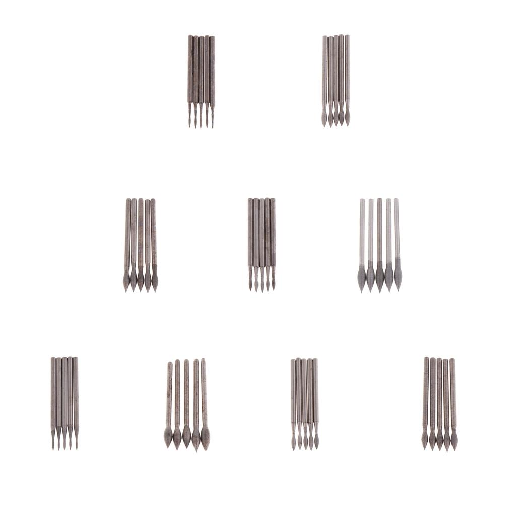 5pcs Adamas Grinding Head Jewelry Making Fine Finish Tools -Rotary Grinder Polisher Accessory -9 Styles