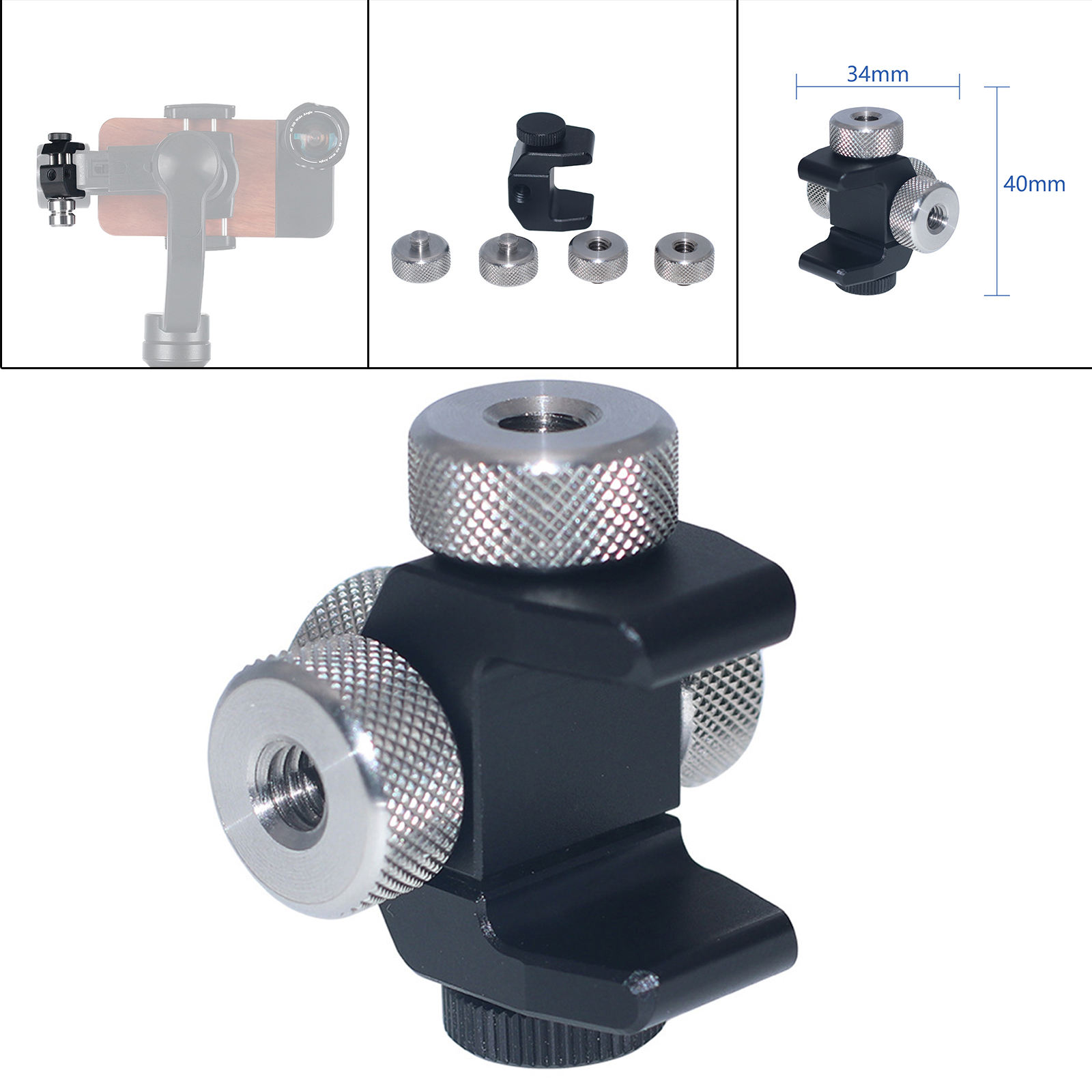 Counterweight Gimbal Professional Video Accessories, Handheld Gimbal Balance Weight, for DJI Zhiyun Feiyu Claw