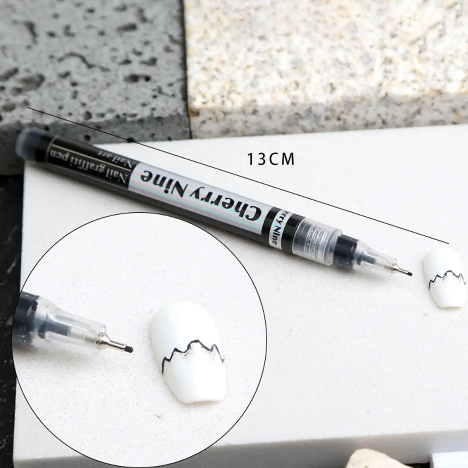 Nail Art Graffiti Pen Fast Drying Long Lasting Detailing Pen for Adorn Tools Nail Tips