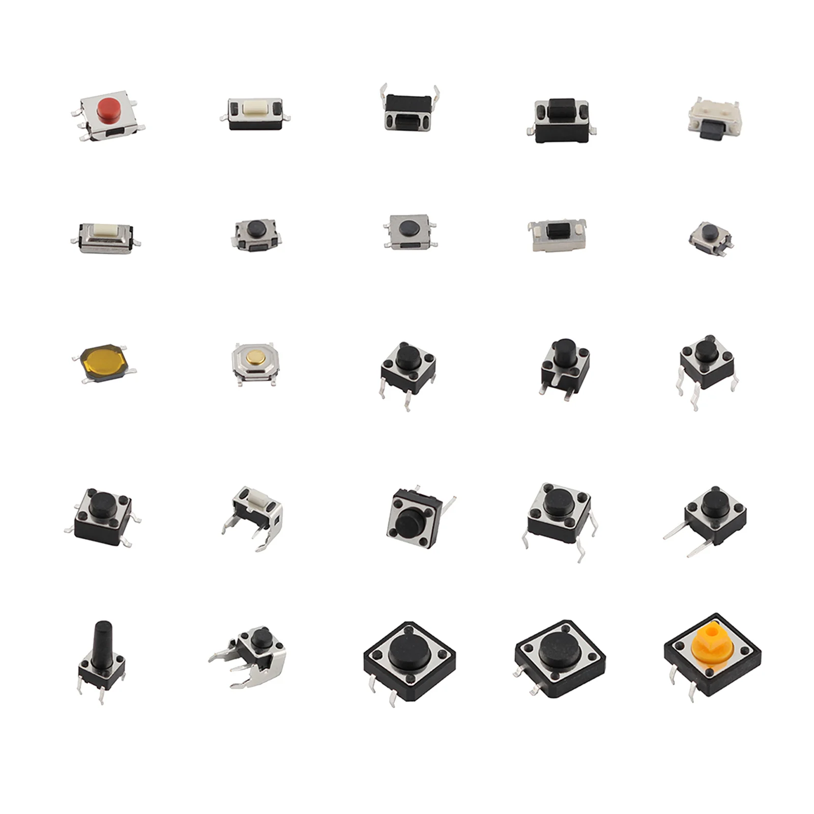 Micro Push Button Assortment Microswitch Kit DIY for TV Electronics Products Audio Equipment Video Recorders