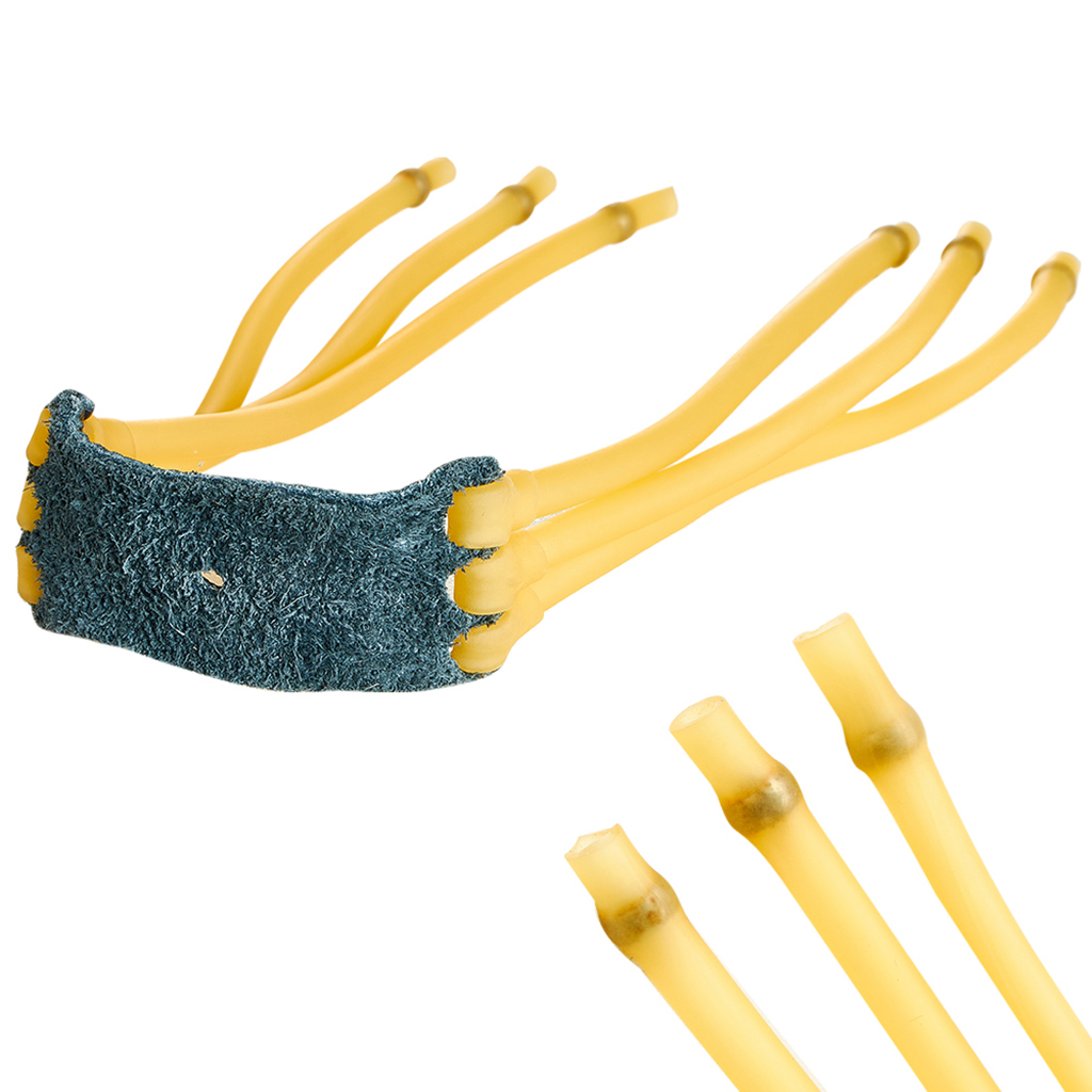 Elastic Sling Shot Rubber Band Catapult Bungee Outdoor Hunting Game Tool