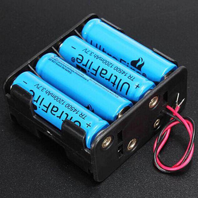 18650 Power Bank Cases 8 AA 2A Battery 12V Clip Holder Battery