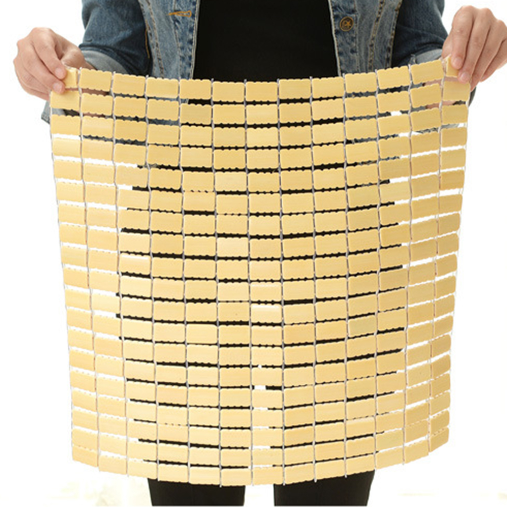 Summer Cool Mat Bamboo Mahjong Mat Office Chair Cushion Car Seat Mat Namboo Mat for Auto Office Supplies