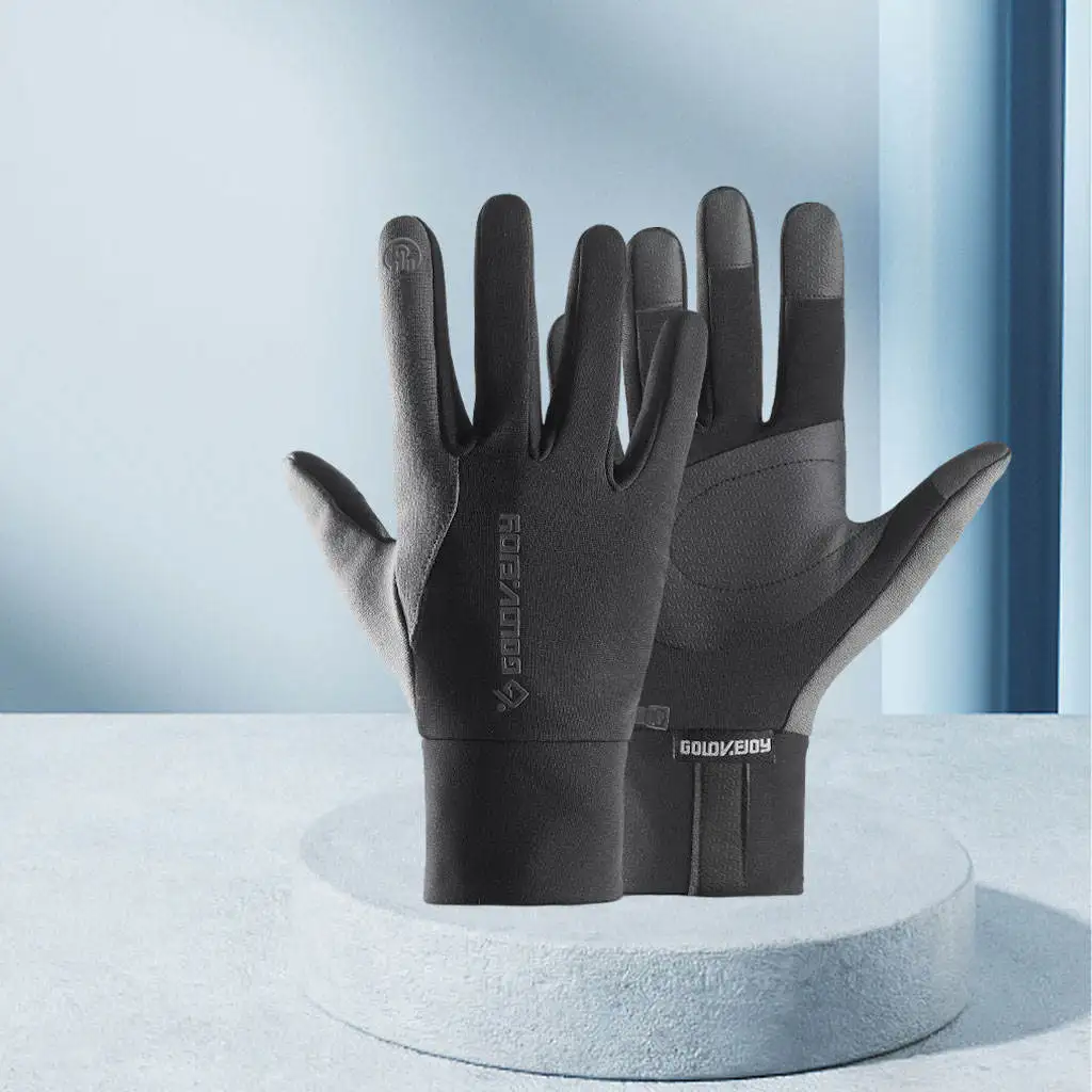 Winter Men Gloves Touch Cold Waterproof Windproof Gloves Outdoor Sports Warm Thermal Fleece Running Ski