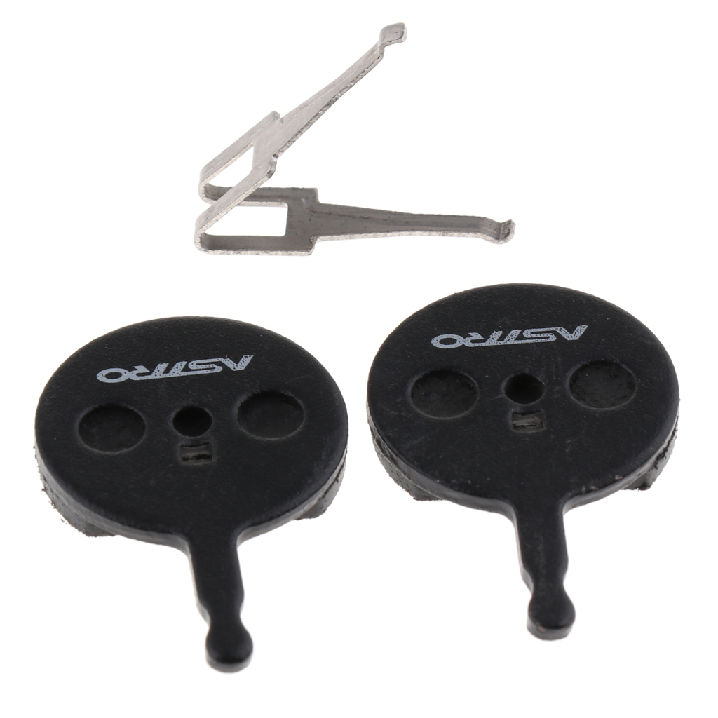 Bicycle Bike Disc Brake Pads with Resin Base and Metal Plate for MTB BMX Bikes