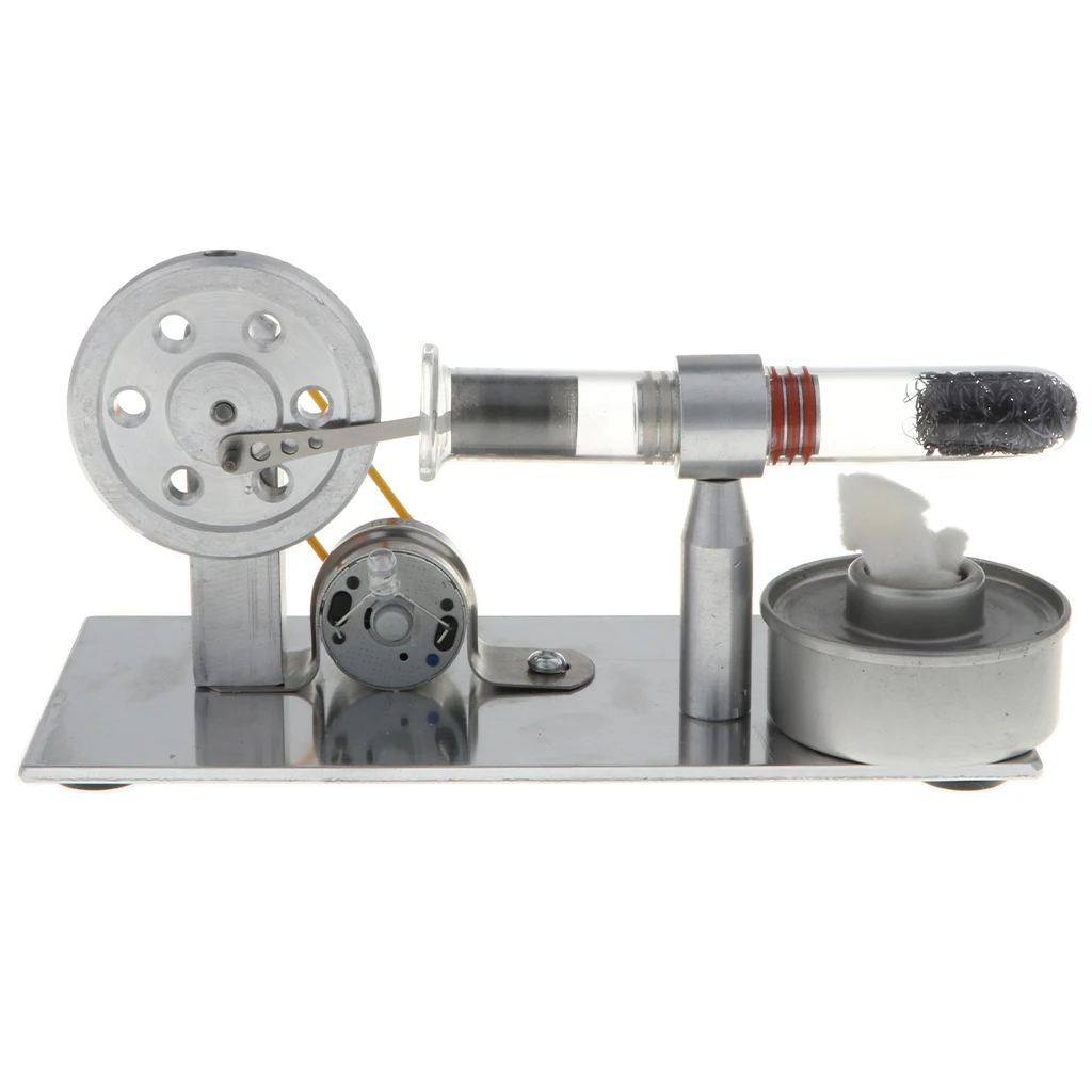 Physical Science DIY Experiment Flywheel Stirling Engine Model