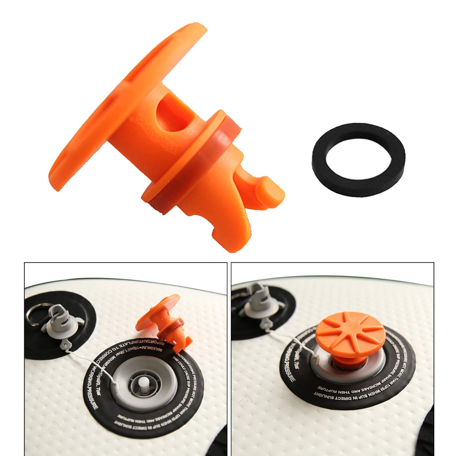 Paddleboard Inflatable Valve Surfboard Fast Quick Deflating Plastic Deflator Valve for Inflated Surfboard