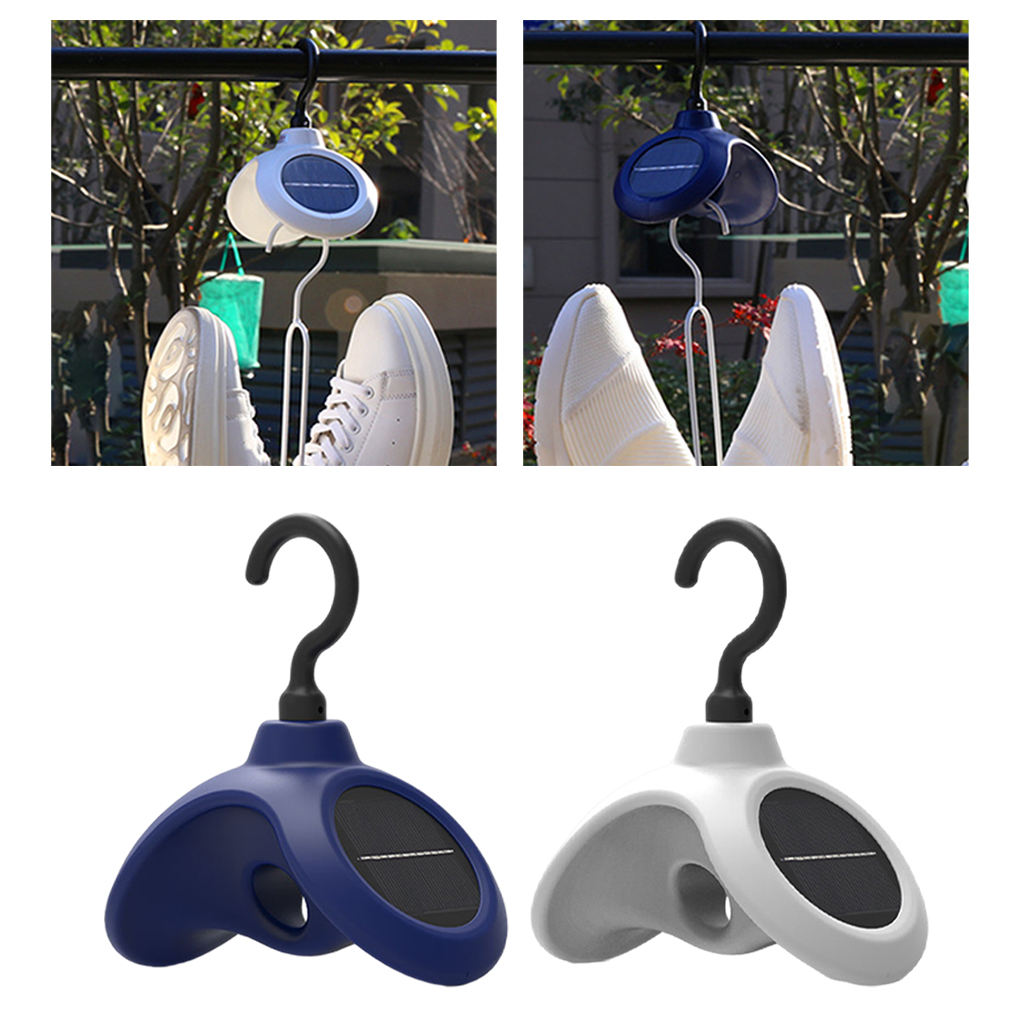Coat Hanger Holder Space Saving six Laps Per Minute Durable Solar-Powered Rotating for Terrace Home Plush Toys Pillow Shorts
