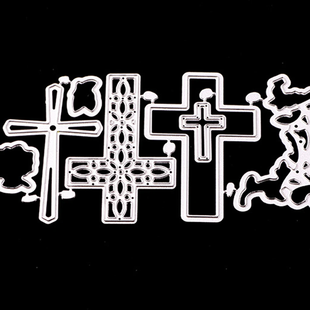 Carbon Steel Classic Holy Cross Metal Cutting Dies Stencil Scrapbooking Paper