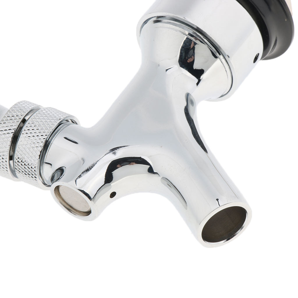 Chrome Draft Beer Faucet with long shank Combo Kit Kegerator Tap 95mm