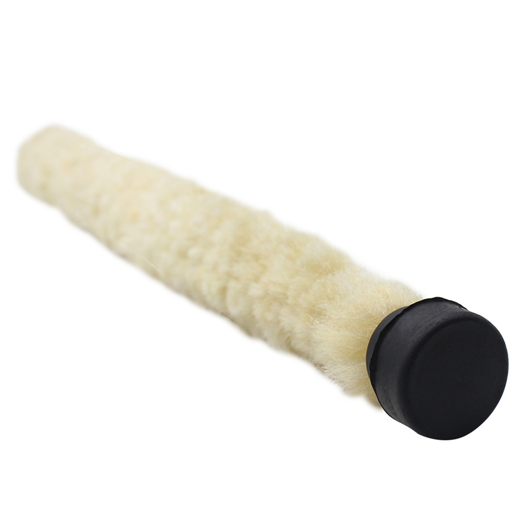 Yellow Durable Cleaning O-fibres Brush Cleaner Pad Saver For Tenor Saxophone