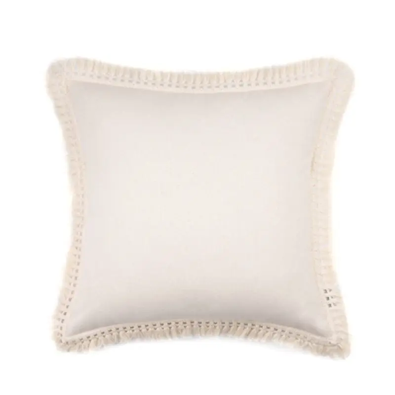 2022 New Tassel Hug Pillowcase Wave Nordic Style Home Living Room Sofa Decorative Cushion Pillowcase