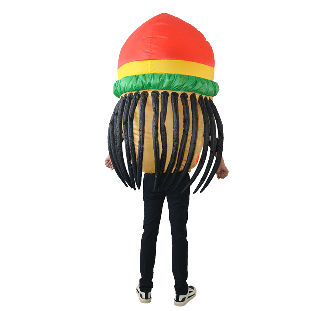 Inflatable Halloween Party Costumes Funny Jamaican Cosplay Costumes