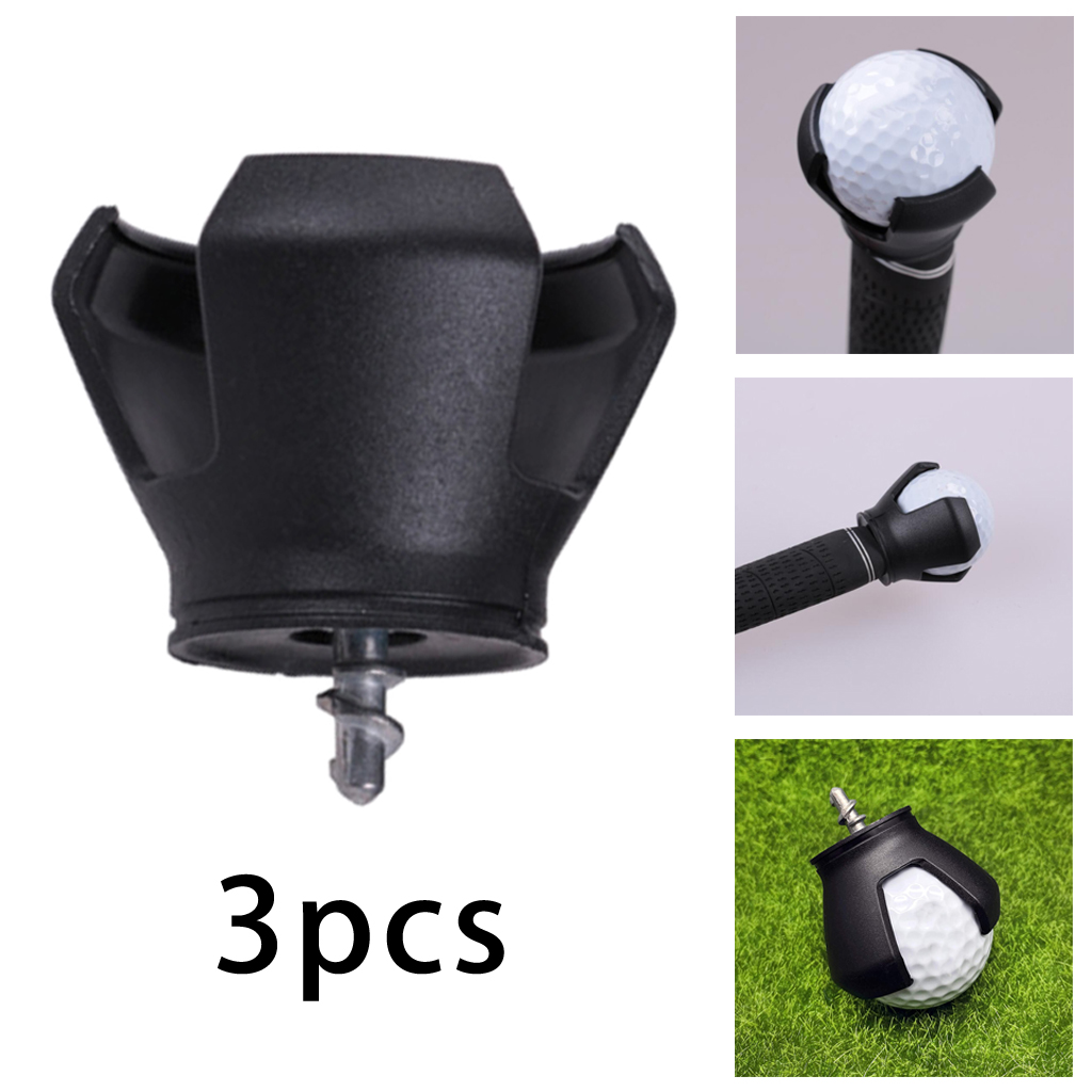 3pcs Durable Golf Ball Retriever for Golf Putters Screw-in Grabber Picker