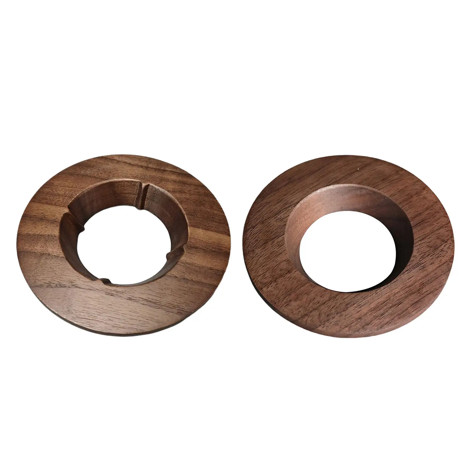 Wooden Pour Over Coffee Filter Stand Cone Dripper Holder 110mm Outer Diameter, 65mm Inner Diameter