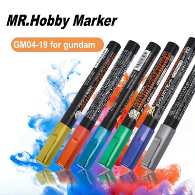 MR. HOBBY GUNDAM MARKERS GM04 TO GM19 GUNZE COLOR REAL TOUCH MODEL PAINT  PEN-USA