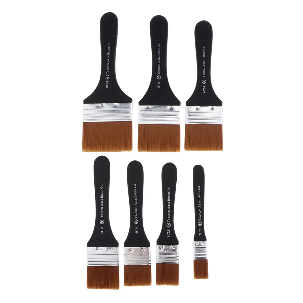 Art Supply Paint and Chip Paint Brushes for Paint, Stains, Varnishes, Glues, and Gesso