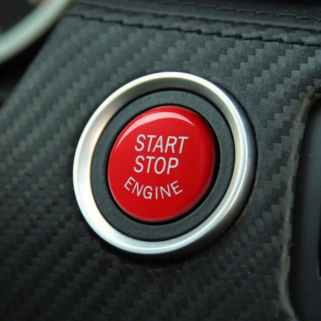 Engine Start Stop Switch W/ M3 Steering Wheel Button Cover For  3 Series