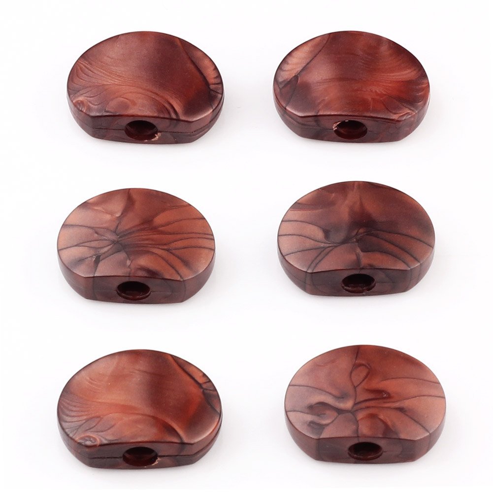 Set of 6 Acrylic Guitar Machine Head Knobs Ankle Adjustment Knob for Guitars,