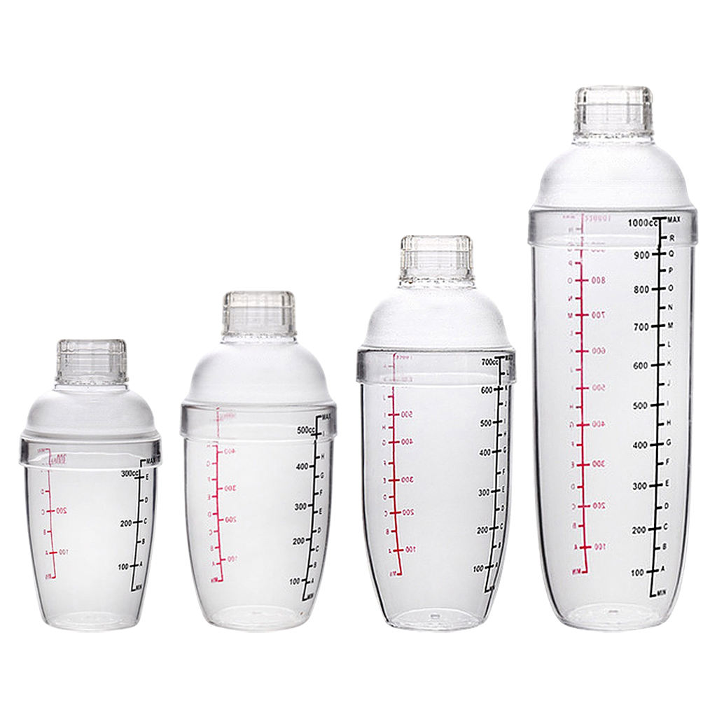 Cocktail Shaker With Measurement Wine Martini Drinks Mixer Mixing Bartender Party Shaker Tools