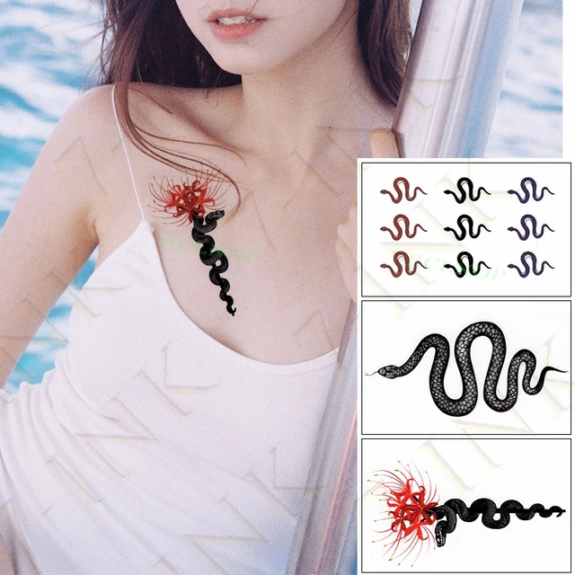 Amazon.com : Supperb® Mix Tribal Temporary Tattoos Tribal Snake II (Set of  2) : Beauty & Personal Care
