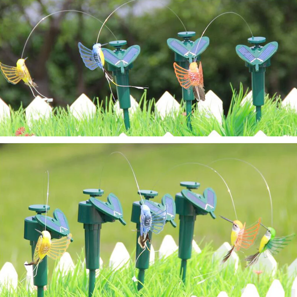 Solar Powered 3D Butterfly Stakes,  Ornament 3D Stereo Effect