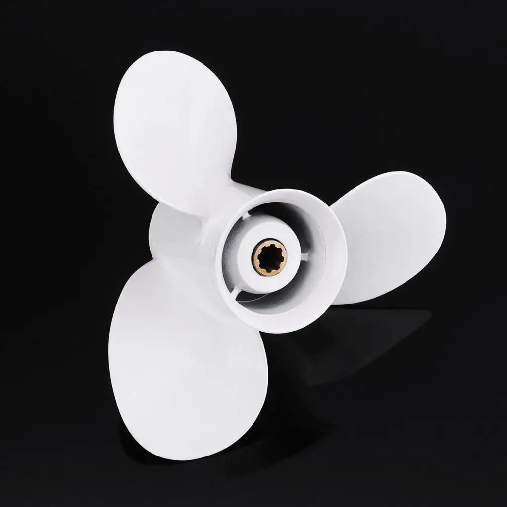 9 1/4x11 j 9.9-15-20HP 3 Blade Aluminium 8  Propeller Prop for Yamaha