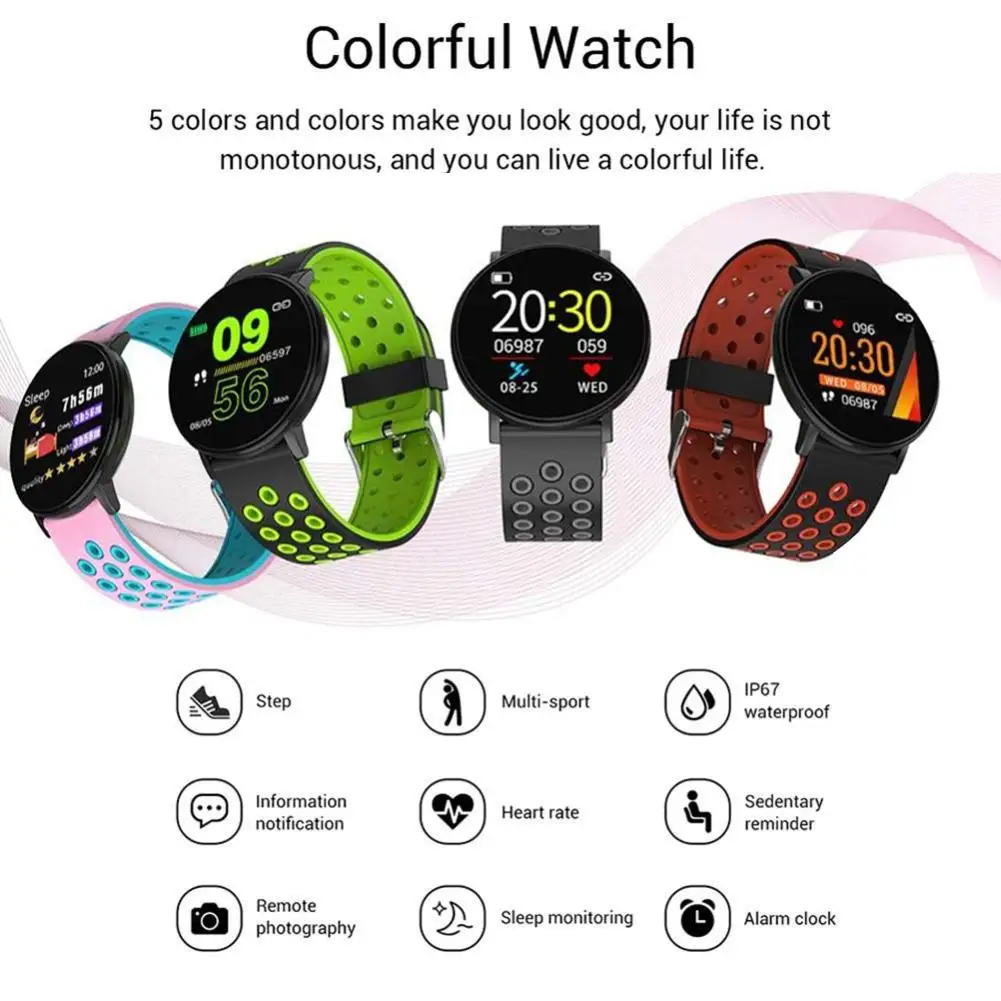 Smartwatch w8, relógio inteligente para monitorar atividade