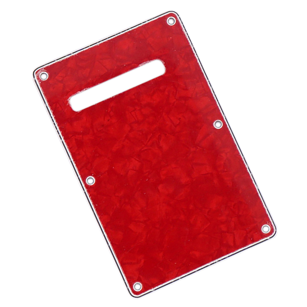 Electric Guitar Backplate Cavity Tremolo Cover for  Squier Guitar -Red
