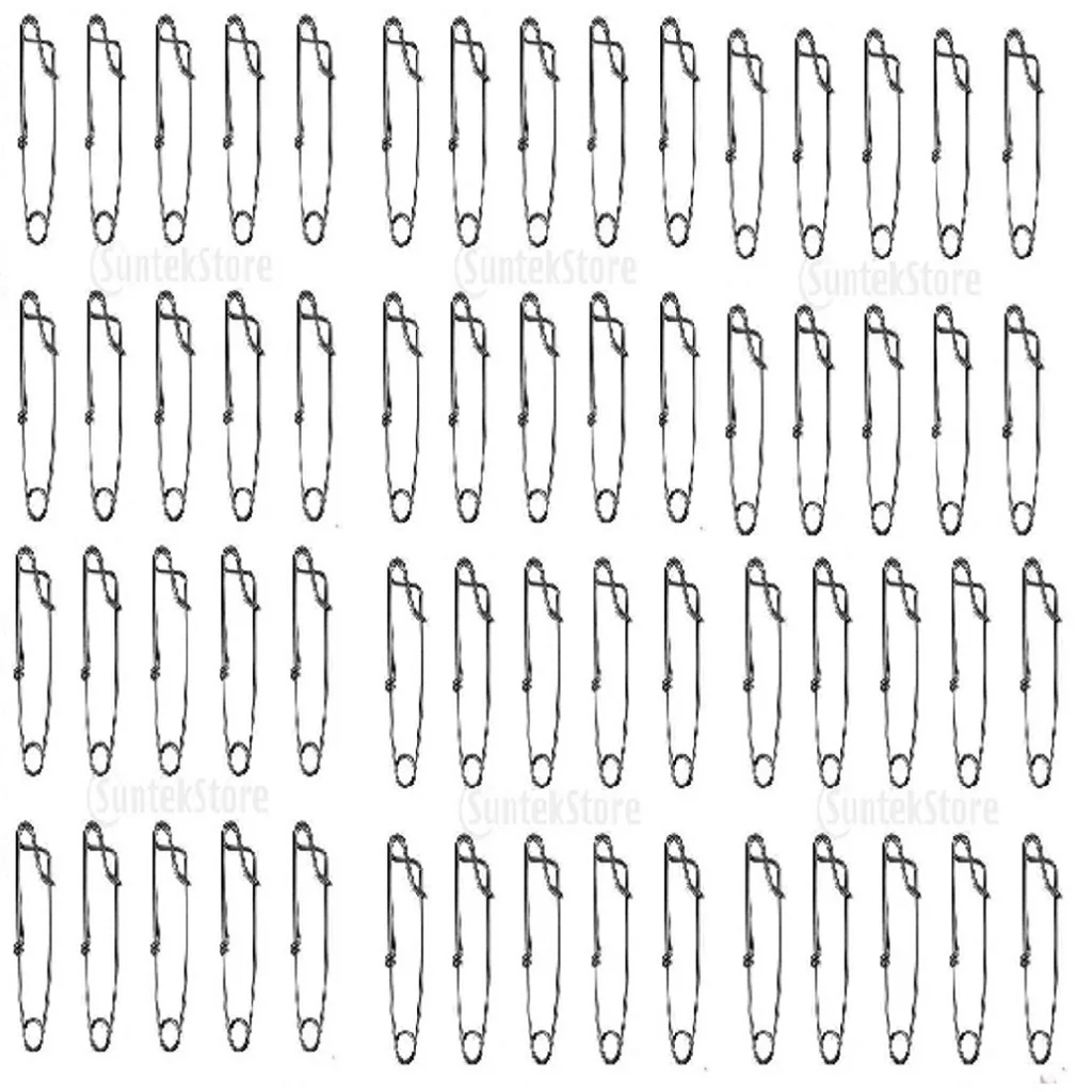 60Pcs Stainless Steel Long Line Longline Clips for Snapper From