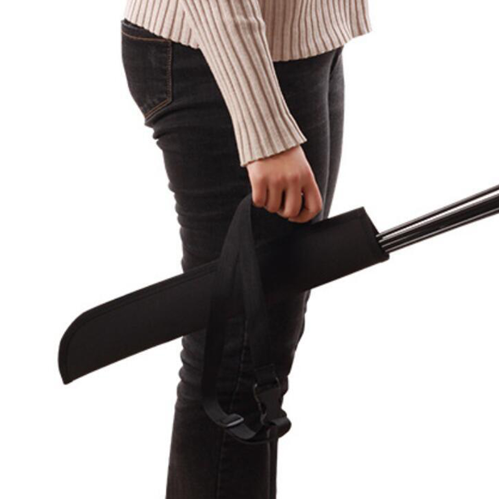 Portable Archery Arrow Quiver Bow Holder Adjustable Shoulder Belt Carrier Bag Large Pocket Pouch for Target Shooting Hunting