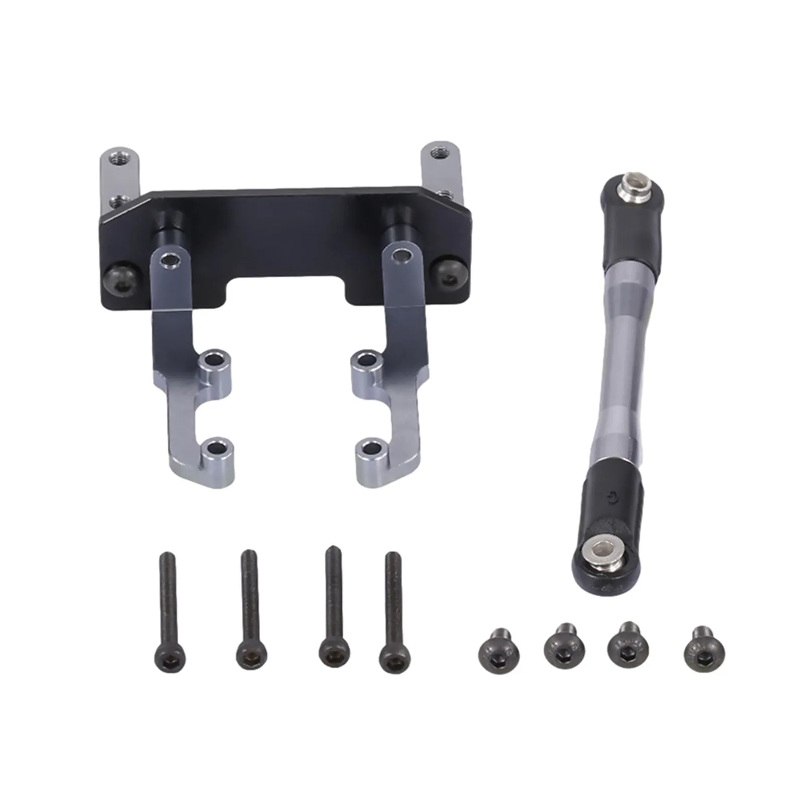 Servo Base Stand, with Steering Link Rod, for Axial SCX10 II 90046 Ar44 Axle 1/10 RC Crawler
