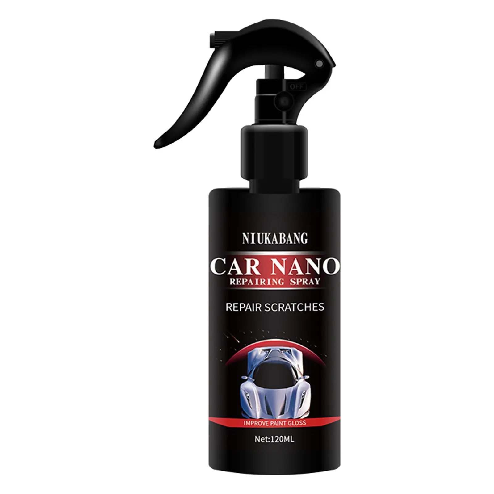 Car Scratch Nano Repairing Coating Spray Polish Wax Super Gloss for Bike, Rv, Suv, Truck Or Boat Body Detailing