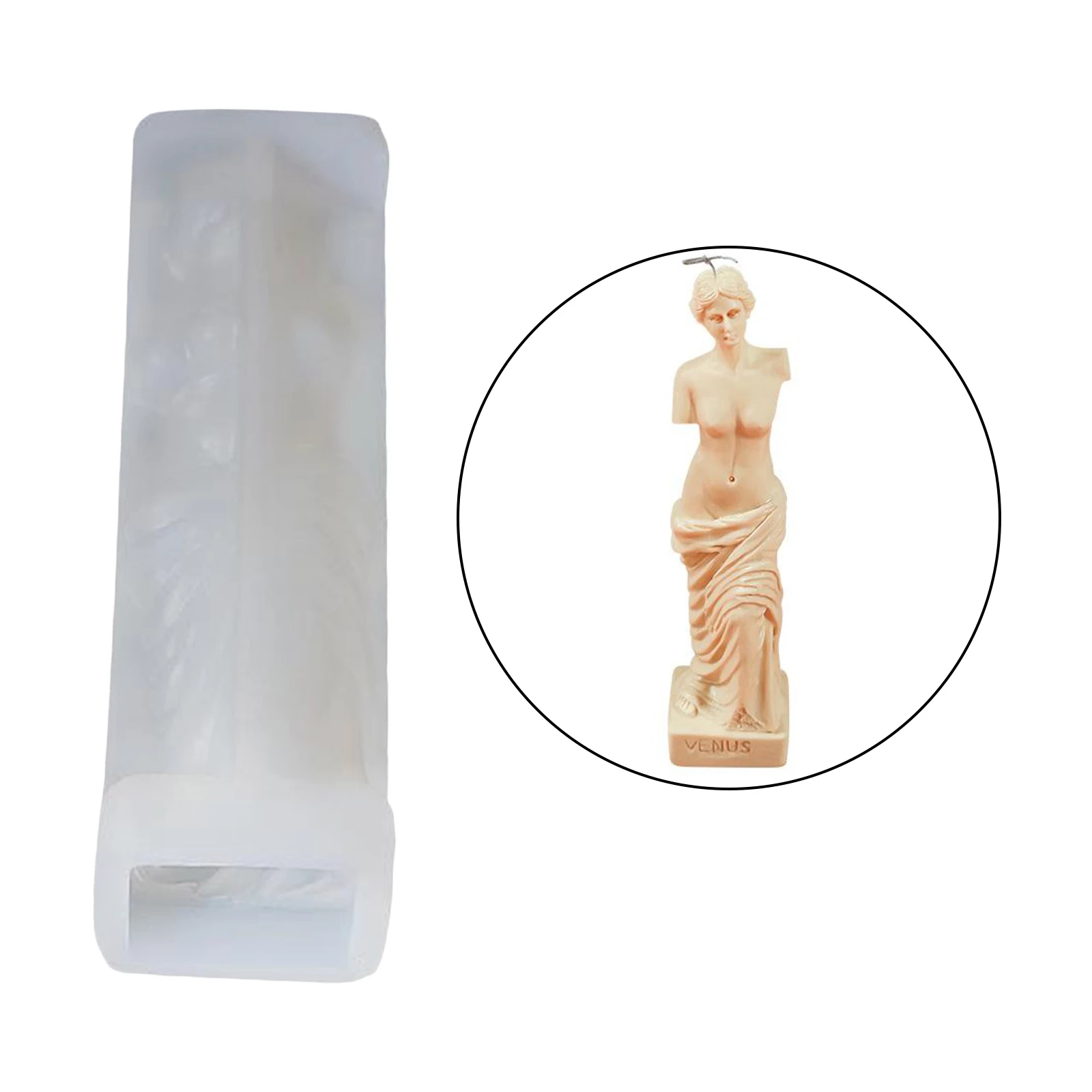 Resin Candle Molds, Goddess Silicone Molds Resin Epoxy Resin Casting Art Molds for DIY Soap Aromatherapy Wax Molds Gifts