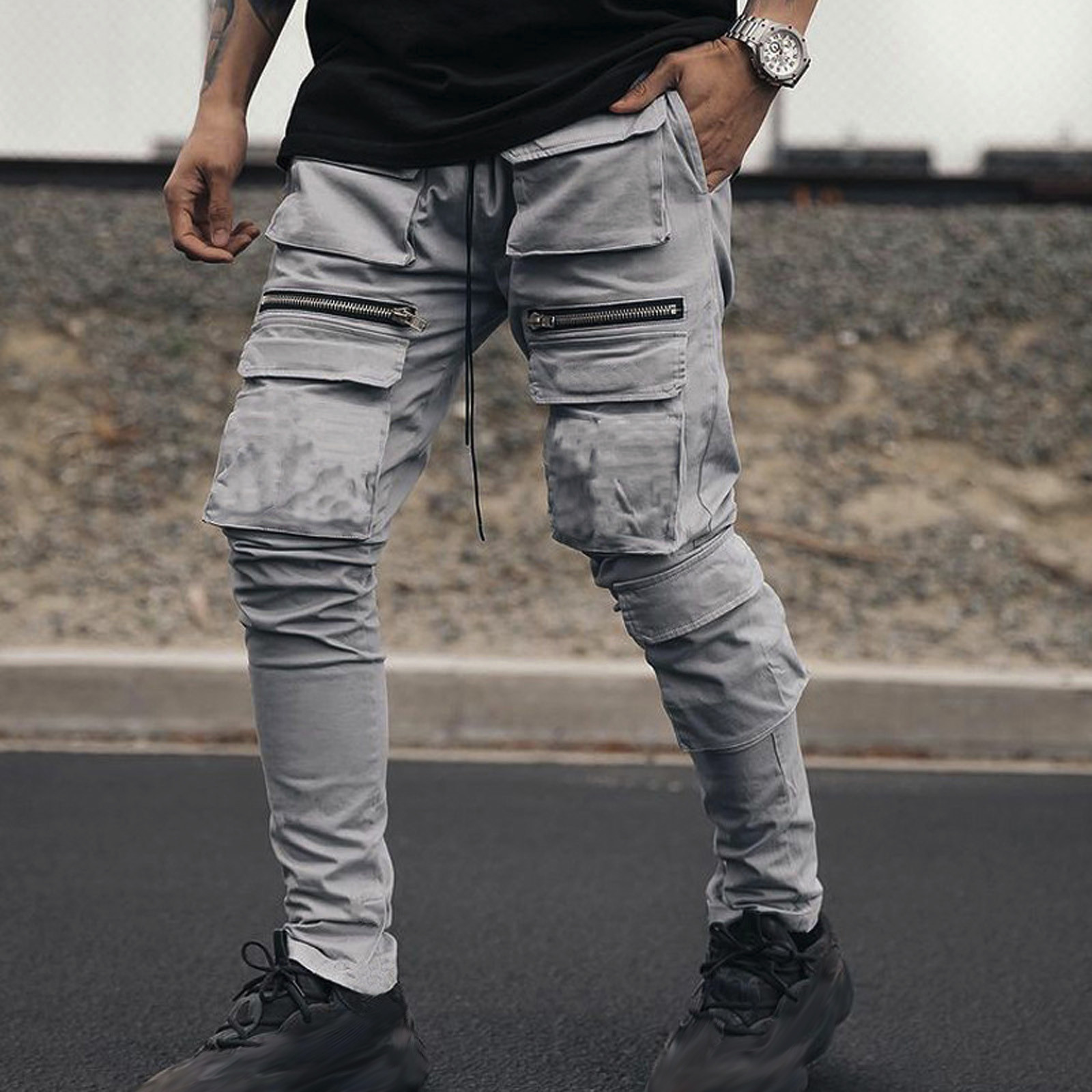 Men's Running Trousers Cargo Pants 