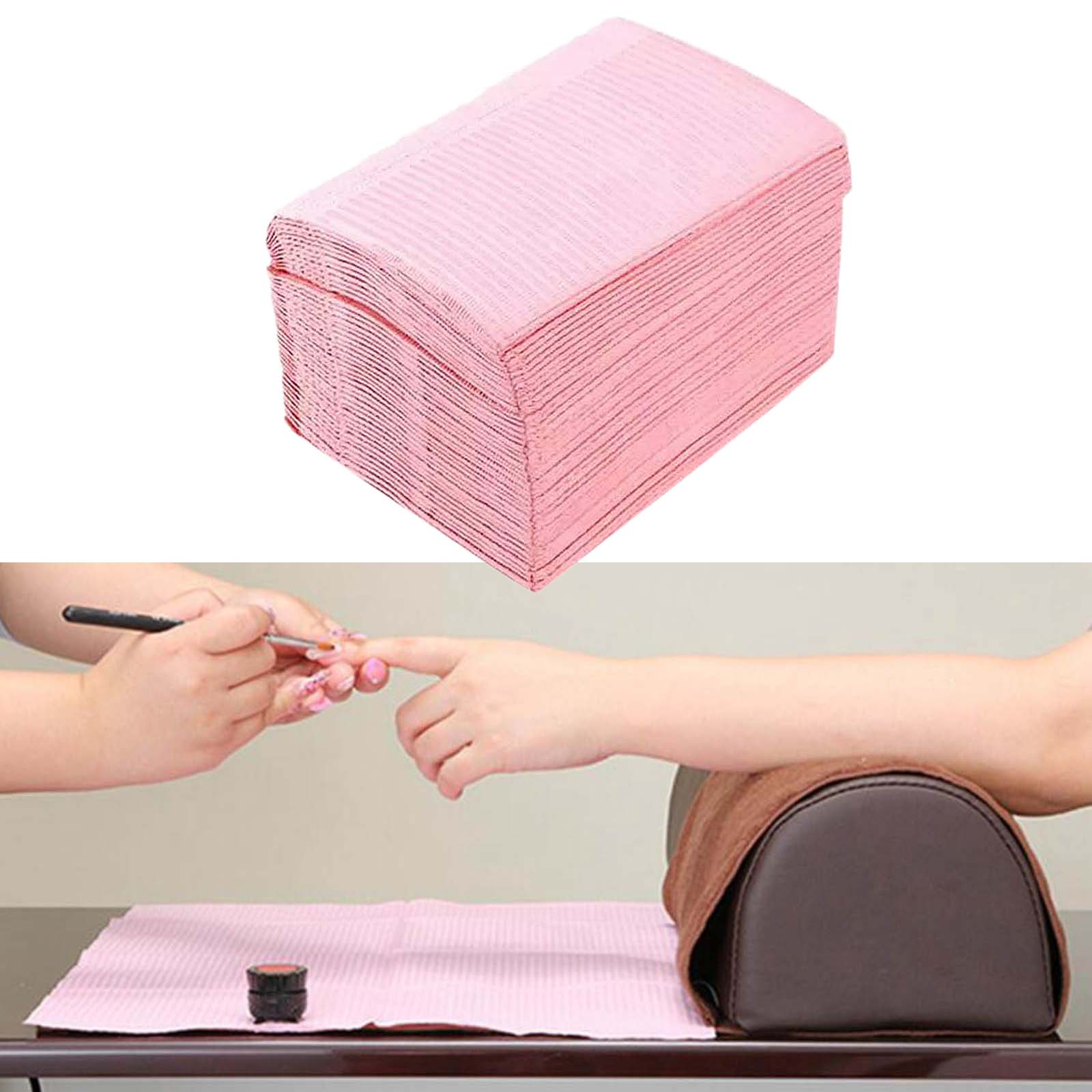 Pink Absorbent Tattoo Disposable Tattoo Cloth Towel Cleaning Pad Waterproof Paper Tablecloth Pad Tattoo Accessories