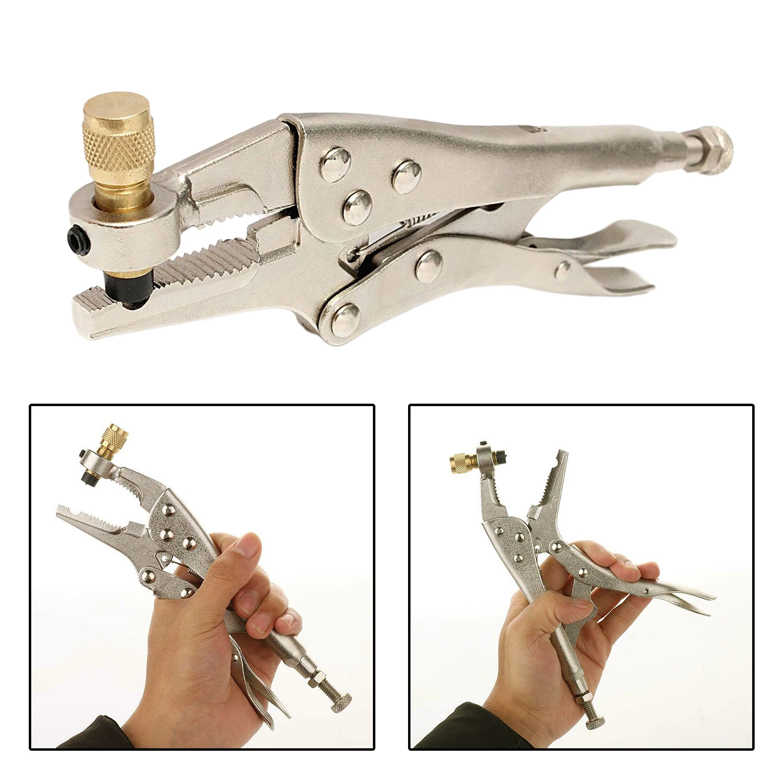 Sturdy Air Conditioner  Recovery Locking Plier Clamp Hand Tool